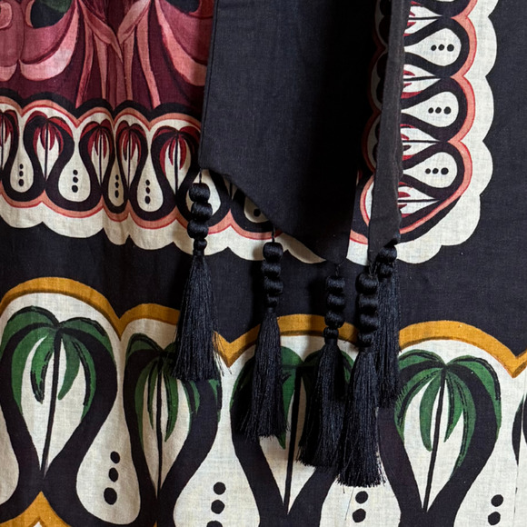 FARM RIO Coconut Tree Flow Dress NWT size Small Lenzing™ Euroflax™ Sustainable - Picture 7 of 9